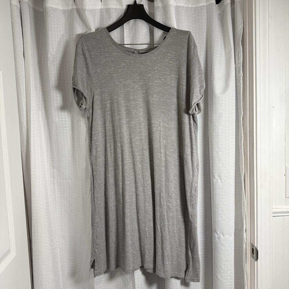 Pact The Mix Organic Cotton Tee Dress Women’s XL Minimalist Athleisure Casual